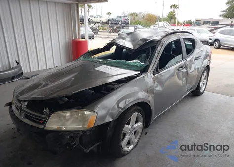 2013 Dodge Avenger Se из США, поврежденный, VIN 1C3CDZAB3DN643655